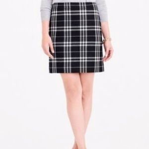 J Crew Factory Plaid Skirt